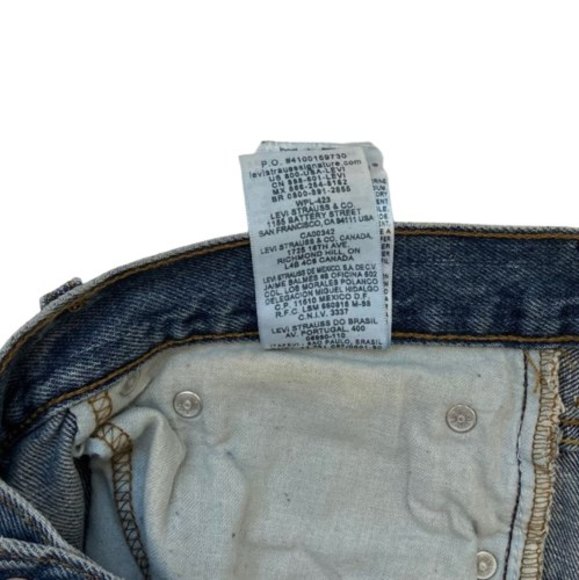 Signature Levi Strauss Jeans Men Tag Size 36 x 29 Relaxed Fit Medium Wash Mexico - Picture 8 of 12